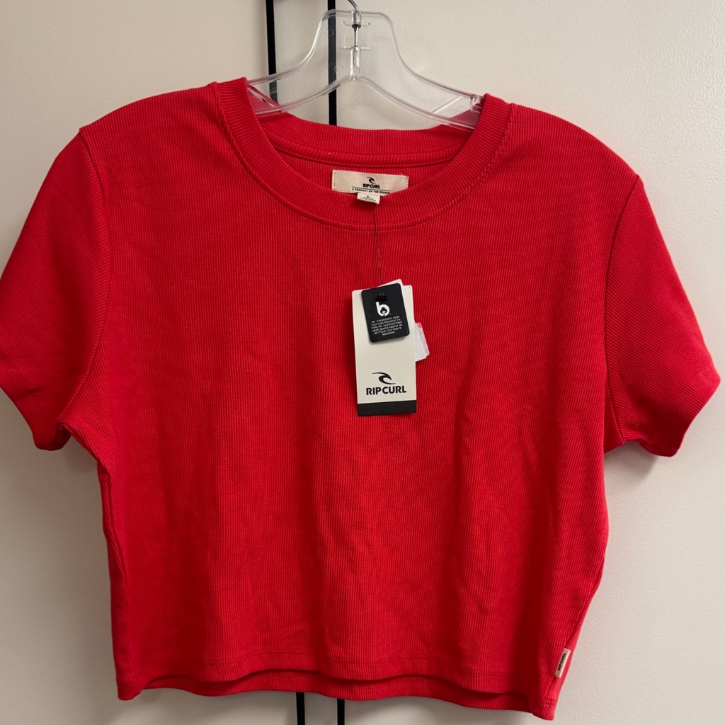 Rip Curl Vibrant Red Short Sleeve Tee